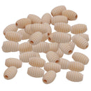 50pcs Stylish Beehive Wood Loose Beads Honeycomb Shape DIY Beading Findings