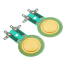 2pcs Speaker 25.5mm Diameter Treble Voice Coil Diaphragm High Pitched Membrane