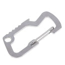 Outdoor survival multi function tool key chain bottle opener hiking buckME