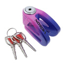 Portable DX11 Disc Brake Lock Alarming Safety Padlock Waterproof Motorbike
