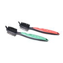2 Side Brass Wires Nylon Golf Club Brush Groove Ball Cleaner Cleaning Tool  ES