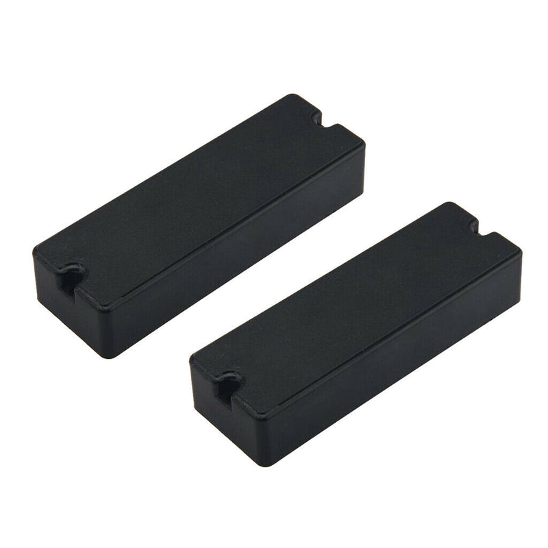 Single Coil Neck And Bridge Pickup Pickup Set For 6 String Bass Guitars, Black