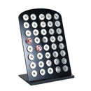 Black Acrylic Snap Stands Display Detachable Set for 18mm Snap Button Charm