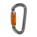 28KN Rock Climbing Rappelling Tree Carabiner Screw Locking Key Chain buckle