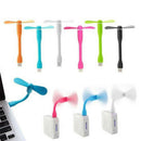 Travel Mini USB Cooling Fan Gadget Charge For All Power Supply USB Output -Q