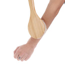 Dry Brushing Body Brush With Long Bamboo Handle Natural Bristle BrushS Ew