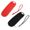 2 Piece Silicone Case Cover Skin for Sky Q Touch Remote Controller Black+Red