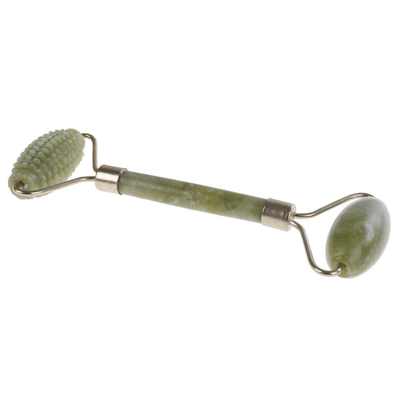 Natural jade stone face massager rollers spa head neck body facial tools top FT