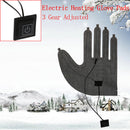 1X Five-finger Gloves USB Electric Heating Pads Three-speed Switch Heating Sh BX