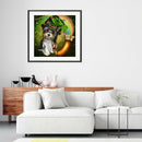 Full Round Drill Picture DIY Costume Dog Diamond Painting Poster (W568)