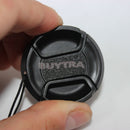 37mm Center Pinch Snap on Front Cap For Sony Canon Nikon Lens Filters Fad FT