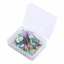 100pcs/bag Pins Mixed Colors Sewing Patchwork Pins Flower Head Pins Sewing  G8S2