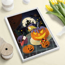 Diamond Painting Halloween Pumpkin Full Round Drill Cross Stitch (WX441)