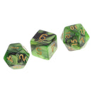 49X Polyhedral Dices Set Two Colors 16mm for Dungeons &Dragons RPG MTG Dice