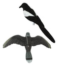 2x  & Magpie Decoy Pest Control Yard Bait Trap Bird Scarer Scarecrow
