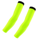 Bike Golf Hiking Arm Sleeves Cuff Cover Sun UV Protection M Yellow