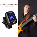 LED Clip-on Electronic Digital Guitar Tuner Chromatic Bass Violin Ukulele Tuner