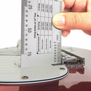 1PCS String Gauge Action Ruler Guide Setup Measuring Luthier for Electri XVV