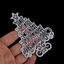 Christmas tree letters Metal Cutting Die For DIY Scrapbooking Album Paper CardMO