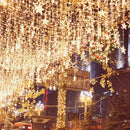 LED Curtain Lamp String Neon Light Xmas Wedding Party Neon Light (Warm) A
