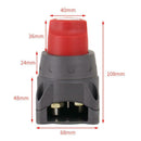 Battery Switch, 12V 24V 48V Battery Disconnect Master Cutoff Switch for Marine