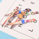 Beautiful Folder Stainless Steel Slant Tip Eyebrow Tweezer Hair Removal Rando Ew