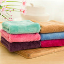 Strong Absorbent Soft Scouring Pad Kitchen Cleaning Dish Towel Microfiber Clo-OZ