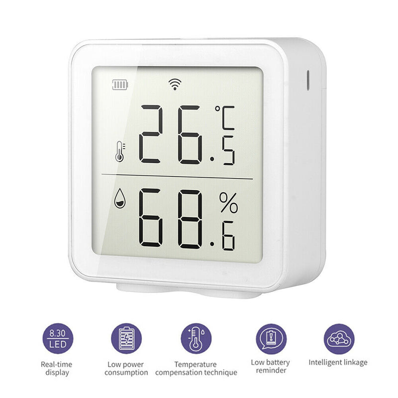 WiFi Temperature Humidity Detector Phone Remote 2.4GHz Air Quality Analyzer