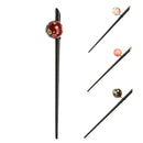 2pc Lady Acrylic Handmade Sakura Hair Stick Pin Chopstick Chignon