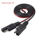 Motorcycle SAE to USB Cable Adaptor Dual USB Cell Phone Charger & Voltmeter BX