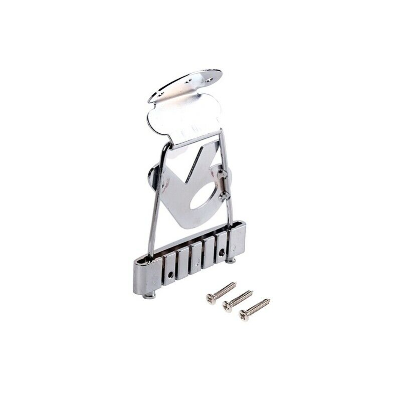 for 6 String Trapeze Tailpiece Adjustable Guitar Tailpiece Bridge with Scre