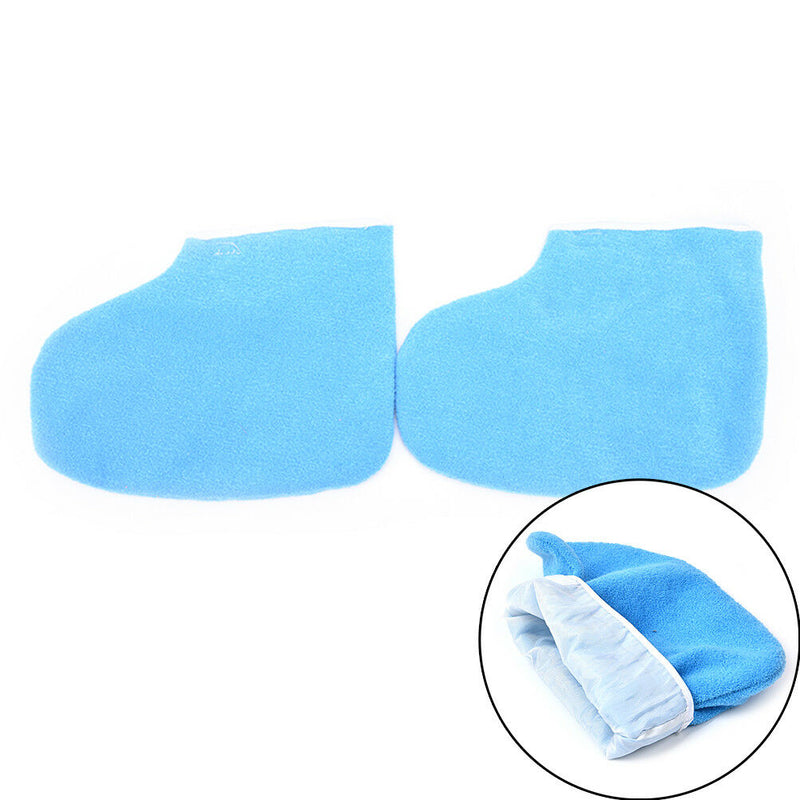 Paraffin Wax Protection Foot Gloves Mitts Warmer Wax Heater SPA Leg Foot  ES