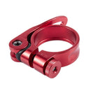 34.9mm Bicycle Seat Tube Clamp Quick Clamp Pipe Clamp red
