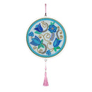 Flower Diamond Painting Pink Tassels Special Shape Full Drill Home Pendants