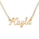 Unisex Customized Custom Name Collar Chain Nameplate Pendant Necklace/Kayla