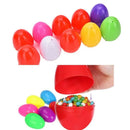 10x Count Unfilled Easter Plastic Eggs Party Favor Toys Filler Surpris XFG