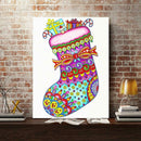 5D DIY Special Shaped Diamond Painting Socks Cross Stitch Mosaic Craft Kits