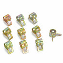 60 Pcs Car Auto Spring Clip Fuel Oil Water Hose Pipe Tube Clamp Fastener 6 Sizes