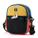 Women Crossbody Bags Canvas Casual Purse Hit Color Shoulder  Messenger Handbags