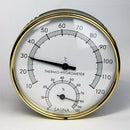 Stainless Steel Thermometer Hygrometer for Sauna Room Temperature Humidity Meter