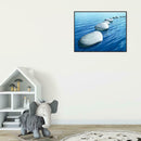5D DIY Full Drill Diamond Painting Ocean Stones Cross Stitch Embroidery Kit A