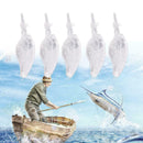 5pcs Baits Transparent lure false lure Unpainted Hard Fishing DIY Lure E0C3 F2I8