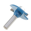 8mm Shank Biscuit Joiner Cutter Router Bit With Top Bearing 4mm Cutter Tool