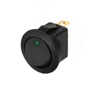 5x New 16A 12V LED Dot Light Car Boat Round Rocker ON/OFF SPST Switch Green