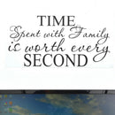 1X time spent with family is worth every second art wall stickers home decals JR