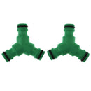 10X Plastic Y-Piece 3 Ways Water Hose Pipe Tube Connector Joiner Water Splitter