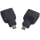 Adapter Coupling HDMI A female + HDMI Micro-D male 2pcs H9F4