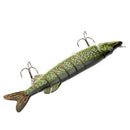 20cm 40g Lifelike Multi-jointed 8-segement Pike Muskie Fishing Lure Swimbai