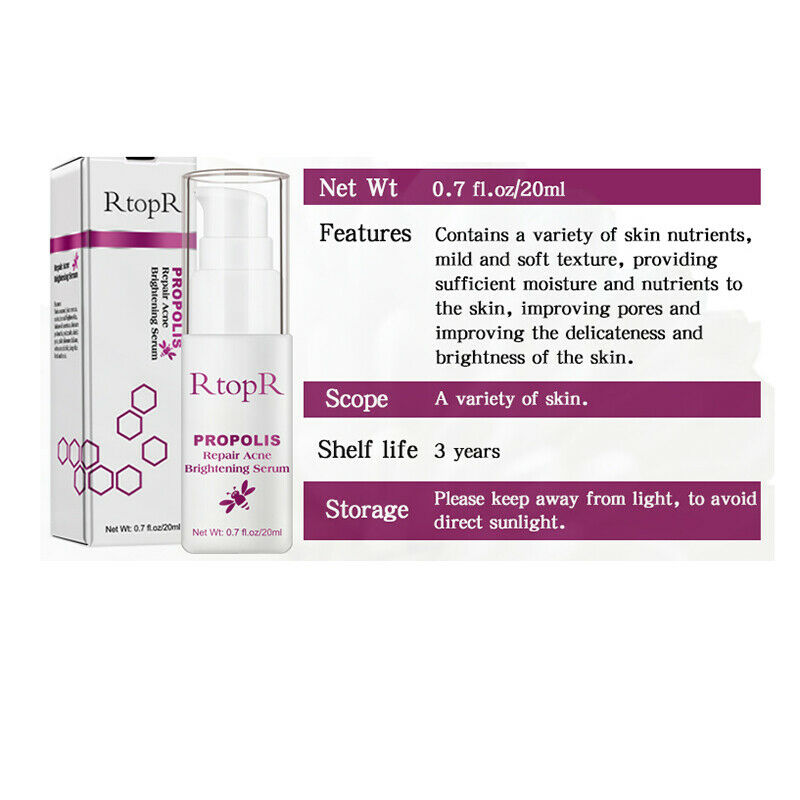 RtopR Propolis Repair Acne Brightening Serum Acne Scar Spots Cleaning Serum K9M4