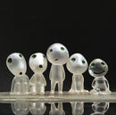 Studio Ghibli 5 Figures Princess Mononoke Forest Spirit Elf Kodama Glow In Dark~